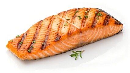 Grilled Salmon Fillet. 