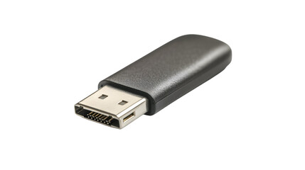Professional USB Flash Drive Isolated on White Background for Designers and Tech Enthusiasts