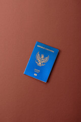 Indonesian passport for travelling, flying and doing business