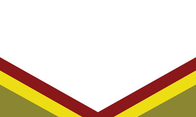V-shaped abstract background featuring diagonal maroon, yellow, and olive green stripes against a white space. Perfect for modern design, branding, or presentation use.