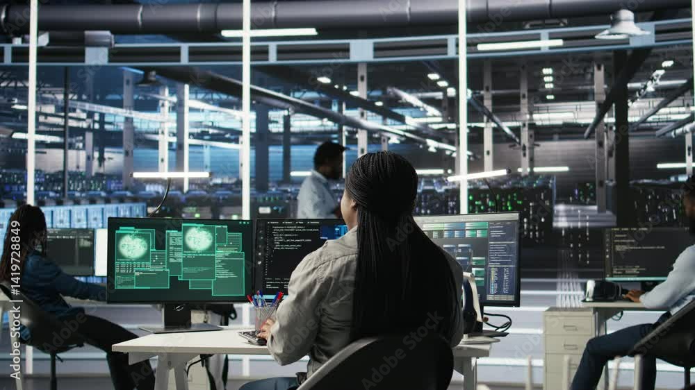 Poster server hub coworkers react to security breach after unauthorized access bypassing firewall compromis