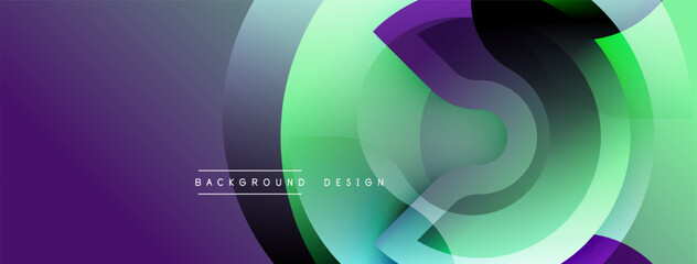 Abstract layers create dynamic visual flow. Gradient colors blend, forming modern design element. Smooth shapes suggest movement, depth.