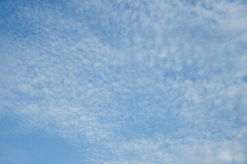 Sky Blue,Cloud Background,Horizon Summer, landscape nature sunrise in Winter,Spring panorama banner.