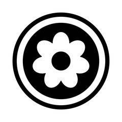 Daisy in circle shape 