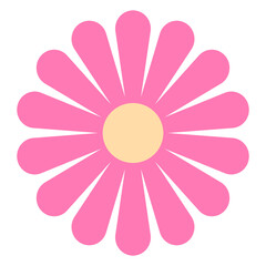 pink flower vector