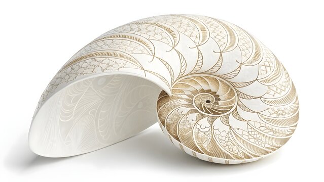 nautilus shell isolated
