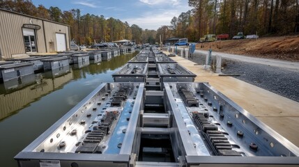 Durable dock frame structure resilient ag-2 - AG-2 Marine Storage Seaside