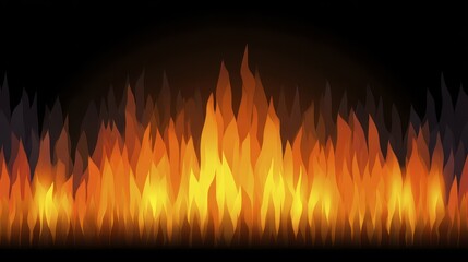 Black flame graphic perfect for adding a -4 - devilish artistic intense