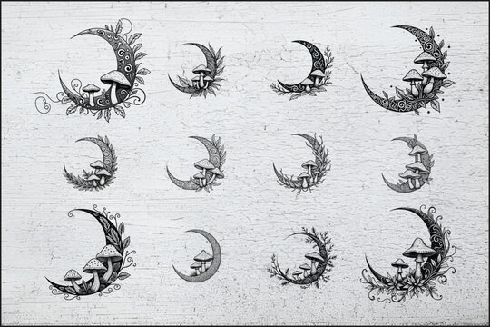 Mystic Moon Grove
Lunar Fungi
Enchanted Crescent
