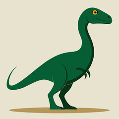 Obraz premium Elegant Line Art Illustrations of Dinosaurs, Providing Versatile Outlines for Coloring Books and Design Elements 