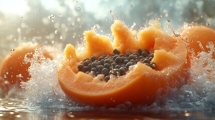 Orange fruit chaos dreamy texture pictures