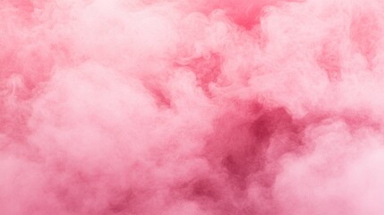 Obraz premium Pink and red cloudy ethereal smoky atmosphere.