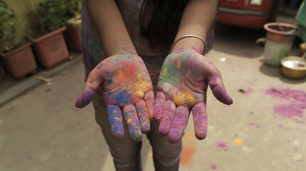 Celebrating National Volunteer Day With Colorful Hand Painting