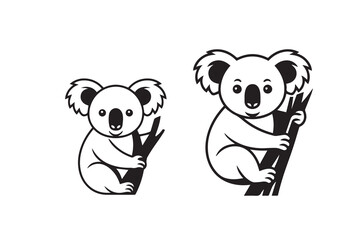 koala illustration vector