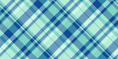 Stylish plaid pattern in cool blues and greens. Versatile graphic background for fashion, design, or marketing projects. Adds texture and visual interest.