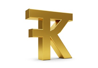 Obraz premium 3d gold number