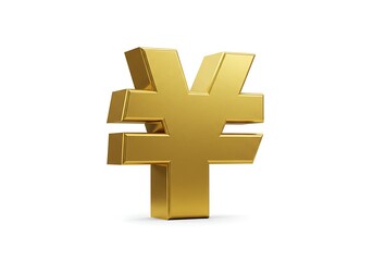 Fototapeta premium Golden pound symbol