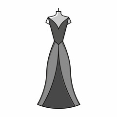 wedding dress on mannequin