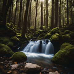 waterfall in the forest