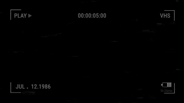 Retro VHS Camcorder Overlay