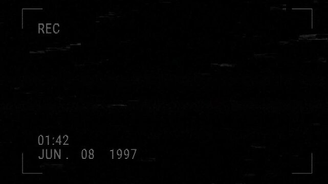Classic VHS Playback Overlay