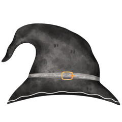 black hat for halloween © Sunisa