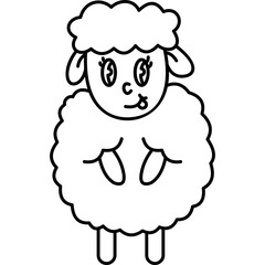 Standing Sheep