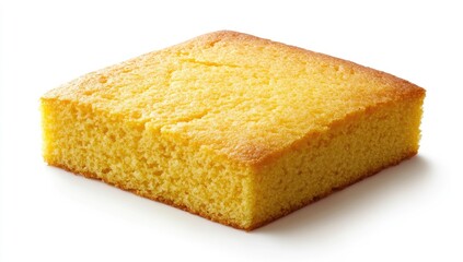 Square cornbread slice