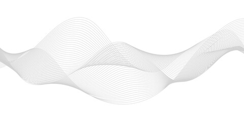 Abstract black lines wave curve motion on white background. Vector Illustration. Abstract line art vector. Hand drawn doodle line design for cover,poster, web, print and wall decoration.