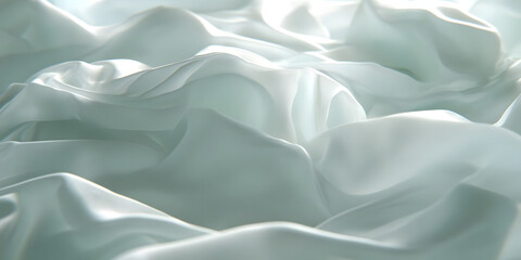 Obraz premium Soft Fabric Drapes Gracefully, Light Reflects