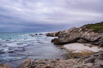 Stormy Coastal Landscape at De Hoop Nature Reserve, South Africa
