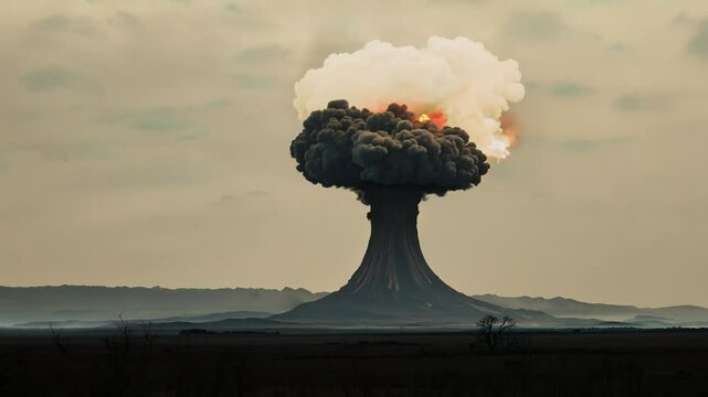 Nuclear Atomic Bomb Explosion