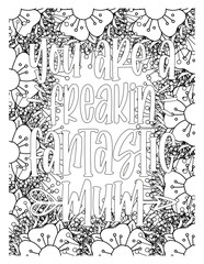 Obraz premium Mothers-Day-Quotes-Coloring Pages. vector illustration of a halloween background