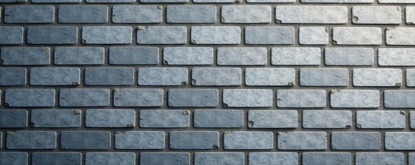 Obraz premium Subtle gray stone pavement seamless pattern, brick wall backdrop, repeat, building