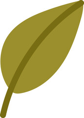 Funny autumn season leaf drawing illustration Hand drawn tree leave shapes