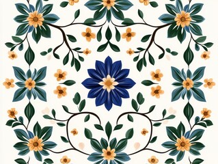 Floral Pattern Background (1)