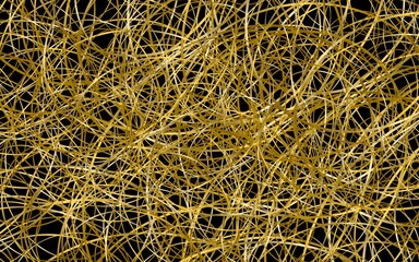 background line abstract gold and black