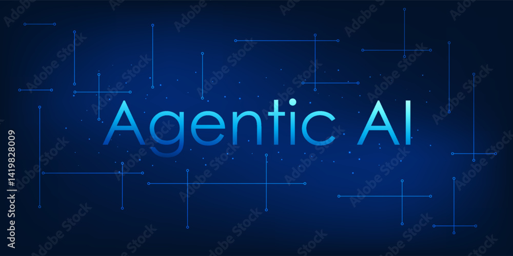 Poster agentic ai technology refers to artificial intelligence that has the ability to think and make decis