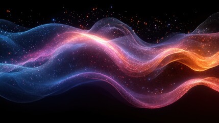 Celestial Wave: A Symphony of Light and Stardust