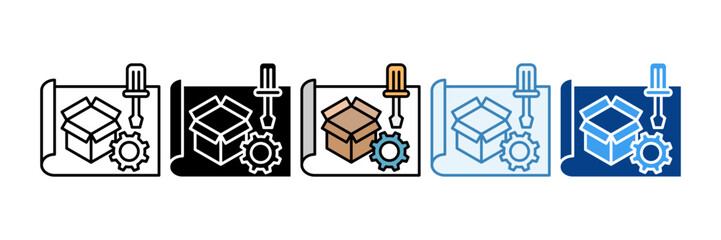 Service Design  Icon Set Multiple Style Collection