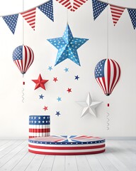 4th of july independence day decoration