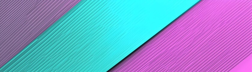 Three-toned diagonal stripes of vibrant color.