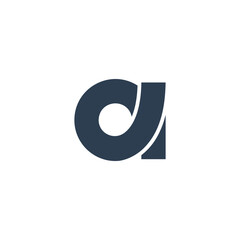 Monogram a letter logo