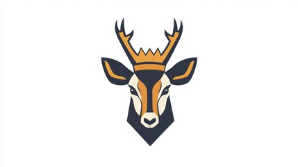 Deer Head Logo Design