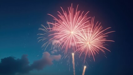 Abstract gradient background design blending dark blue and pink