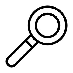 frying pan line icon