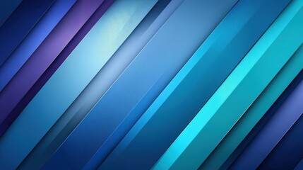 Obraz premium A vibrant abstract pattern featuring diagonal stripes in various shades of blue, creating a modern and dynamic visual effect.