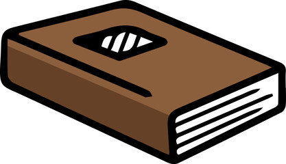 vector illustration of a notebook