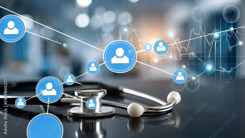 Poster The integration of stethoscopes with digital health data visualization is transforming the landscape of modern healthcare practices