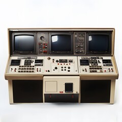 Fototapeta premium Vintage Control Panel Console.
